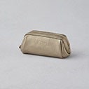 Gold Boxy Pouch - Small