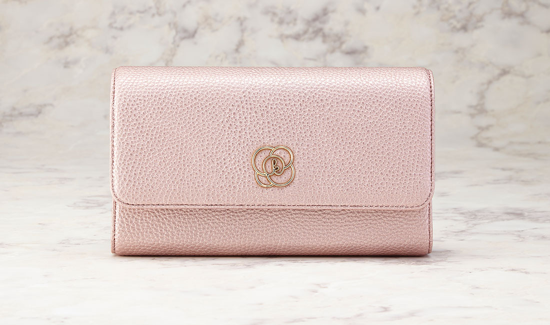 Champagne pink 29 Pockets Wallet Bag